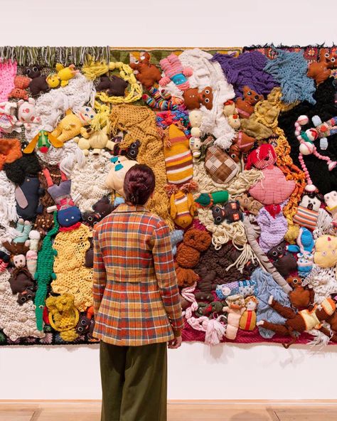 Now open at @tate: ‘Mike Kelley. Ghost and Spirit’ 👻 Explore the intricate and provocative worlds of experimental artist #MikeKelley, from his breakthrough ‘craft’ sculptures made of textiles and plush toys to his multimedia installations such as ‘Day Is Done.’ Plan your visit through 9 March 2025 at the link in bio. 1,3,8 Installation views, ‘Mike Kelley: Ghost and Spirit’, Tate Modern, London, 2024. Photos: Lucy Green 5 Mike Kelley, Eviscerated Corpse, 1989 9 Mike Kelley, Ectoplasm Phot... Mike Kelley Artist, Mike Kelley, Tate Modern London, St Moritz, Tate Modern, Menorca, Sculpture Installation, Textile Artists, Basel