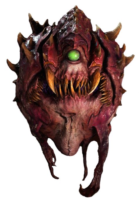 The Cacodemon is a flying psionic demon seen in Doom (2016). UAC REPORT FILE: VQB8LSIU Doom Concept Art, Doom Demons, Doom Art, Doom 2016, Doom 3, Doom Slayer, Doom Eternal, Software Art, D D Monsters