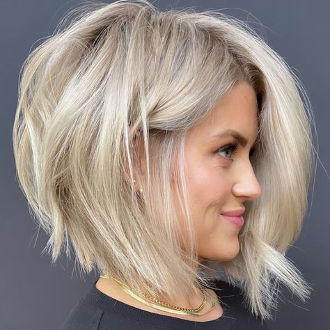 Blonde Bob for Thick Hair Bob Haircuts, Shoulder Length Bob Haircut, Long Angled Bob, Angled Bob Haircuts, Haircut Images, Angled Bob Hairstyles, Stacked Bob Haircut, Angled Bob, Short Bob