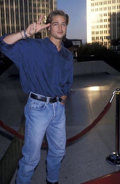 Brad Pitt Style, 2000s Men, Look 80s, 00s Mode, 90s Actors, 90s Fashion Men, 90s Men, Outfit 90s, 90s Outfit