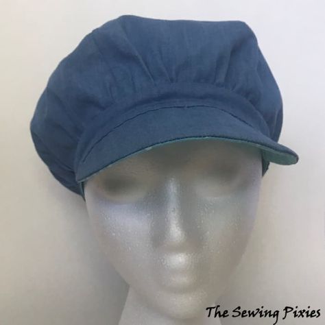 Reversible Newsboy Hat Sewing Pattern - Agnes Creates Newsboy Cap Pattern, Newsboy Hat Pattern, Hat Sewing Pattern, Artsy Crafts, Hat Sewing, Printable Sewing Patterns, Hat Patterns To Sew, Newsboy Hat, Hat Patterns