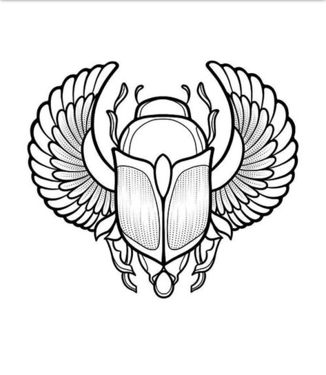 Scarab Tattoo Design, Egyptian Scarab Tattoo, Tattoo Design Traditional, Scarab Beetle Tattoo, Gods Tattoo, Scarab Tattoo, Egyptian Beetle, Egyptian Drawings, Beetle Tattoo