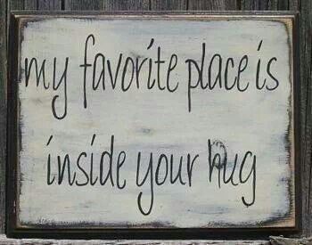 Husbands hug My Safe Place, Hug Quotes, Love My Husband, All You Need Is Love, Quotable Quotes, Safe Place, A Sign, Love And Marriage, Cute Quotes