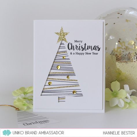 desert diva : Uniko Brand Ambassador Inspiration : Set of Christmas cards & tags Win It Wednesday, Cas Christmas Cards, Spreading Christmas Cheer, Christmas Sentiments, Paper Crafts Card, Happy New Year Wishes, Christmas Cards To Make, Glitter Paper, Card Challenges