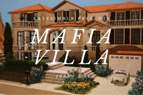 Mafia villa Sims 4 Mafia House, Sims 4 Lots Cc House, Sims 4 Mafia Mod, Mafia Sims 4 Cc, Ts4 Luxury Cc, Sims 4 Casino, Sims 4 Mansion Layout, Sims 4 Luxury Apartment, Sims 4 Tray Files