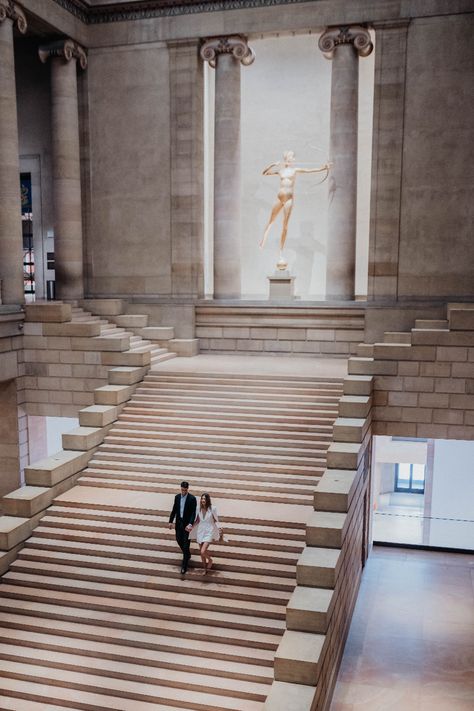 I will never get over the sheer beauty of this engagement shoot at the Philadelphia Museum of Art. @perennialfeels truly outdid herself capturing this special moment 🤍🕊️  - - #PAWeddingGuide #PAWedding #Love #Photography #Wedding #WeddingPhotography #Weddings #WeddingPhotographer #InstaWedding #WeddingInspo #WeddingSeason #PennsylvaniaWeddingPhotographer #Pennsylvania Philadelphia Museum Of Art Wedding, Art Gallery Wedding Photos, Art Museum Engagement Shoot, Museum Wedding Photos, Philadelphia Art Museum, Philadelphia Engagement Photos, Philadelphia Art, Art Gallery Wedding, Philadelphia Museum Of Art