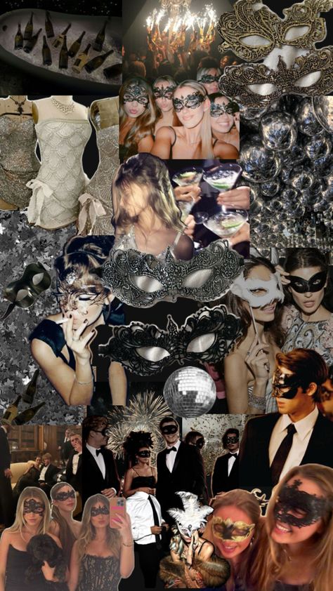 Masquerade Party Aesthetic, Masquerade Party Outfit, 21 Party, 21st Party, Sixth Form, Party Aesthetic, Nye Party, Birthday Shoot, Masquerade Party