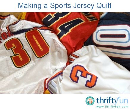 This is a guide about making a sports jersey quilt. A great memory quilt can be made for your sports enthusiast or athlete from a sports jersey collection. Michigan Basketball, Hockey Coach Gifts, School Jersey, Jersey Quilt, Jersey Numbers, Hockey Coach, College Colors, Personalized Basketball, Nba Jerseys