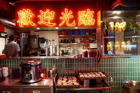 Hongkong Restaurant Interior Design, Chinese Fast Food Restaurant Design, Chinese Cafe Design, Chinese Restaurant Interior Design, Chinese Restaurant Interior, Dai Pai Dong, Hongkong Restaurant, Chinese Bar, Chinese Cafe