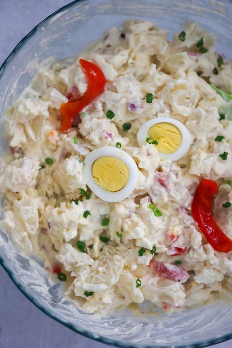 Puerto Rican Potato Salad Puerto Rican Side Dish Recipes, Puerto Rican Dips, Puerto Rican Thanksgiving Side Dishes, Puerto Rican Mashed Potatoes, Puerto Rican Macaroni Salad, Puerto Rican Potato Salad, Puerto Rican Side Dishes, Potato Salad With Apples Puerto Rican, Macaroni Salad Puerto Rican Style