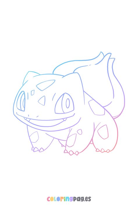 Discover fun and creative ways to engage your kids with our free Bulbasaur coloring page, perfect for all Pokémon fans! How To Draw Bulbasaur, Bulbasaur Sketch, Pokemon Drawings Bulbasaur, Bulbasaur Lineart, Squirtle Coloring Page, Pokemon Bulbasaur, Pokemon Coloring Pages, Pokemon Coloring, All Pokemon