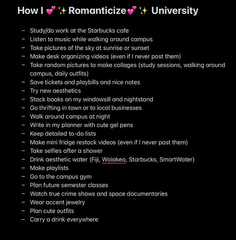 Aesthetic Examples, How To Romanticize University, Compsci Aesthetic, Romantic Study, College Academia Aesthetic, How To Romanticize School Aesthetic, How To Romanticize College, Back To Uni Aesthetic, Romanticize College Aesthetic