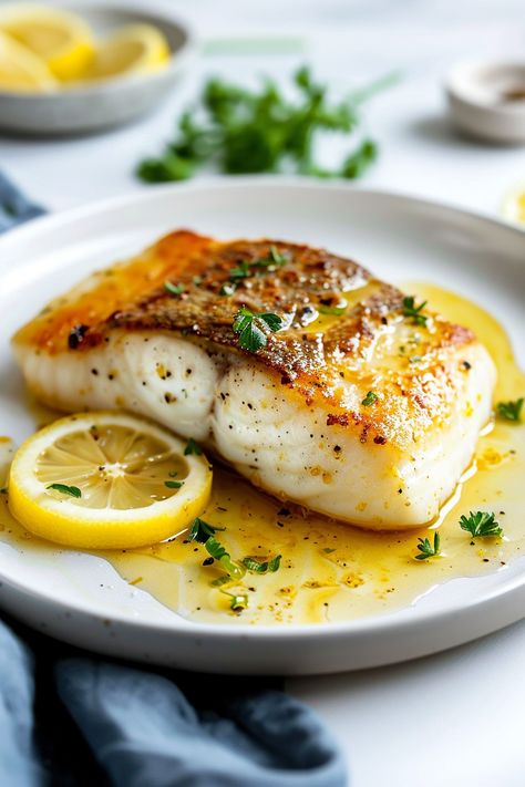 Keto Lemon Butter Chilean Seabass - I Eat Keto Keto Talipa Recipes, Chilean Seabass Recipe Baked, Broiled Sea Bass Recipes, Seabass Fillet Recipe Baked, Seabass Recipe Airfryer, Seabass Recipe Pan Seared, Seabass Recipe Baked, Chillian Sea Bass Recipe, Asian Keto Recipes