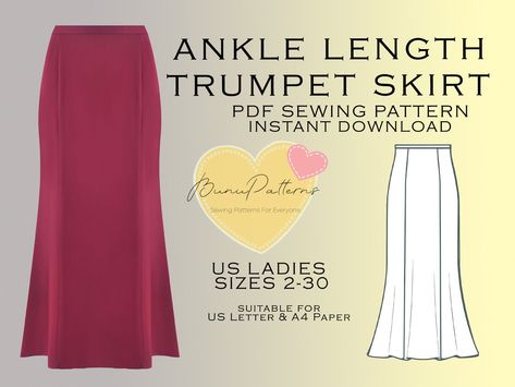 Trumpet skirt outfit