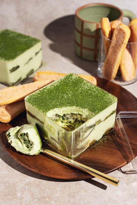 Matcha Tiramisu, Sweet Matcha, Matcha Dessert, Matcha Cookies, Matcha Cake, Tiramisu Dessert, Matcha Recipe, Tiramisu Cake, Dessert Boxes