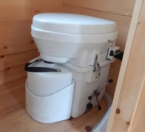 Off Grid Toilet, Off Grid Bathroom, Jamaica Cottage, Prefab Cottages, Tiny House Kits, Composting Toilets, Home Building Tips, Tiny House Community, House Cabin