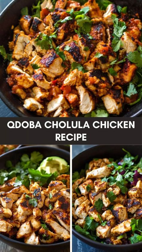 Qdoba Cholula Chicken Recipe – Culinary Chase Qdoba Brown Rice Recipe, Cholula Chicken, Qdoba Chicken Recipe, Qdoba Chicken, Sweet Chicken Recipes, Smoked Chili, Group Food, Adobo Recipe, Quick Meal Prep