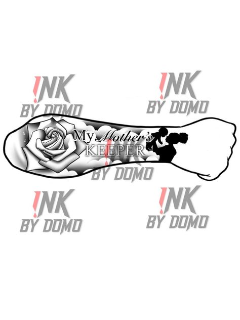 Mothers Keeper Design - Etsy Mothers Keeper Tattoo For Men, I Am My Mothers Keeper Tattoo, My Mothers Keeper Tattoo Stencil, My Mother Keeper Tattoo, My Mothers Keeper Tattoo For Men, My Mothers Keeper, Mothers Keeper Tattoo, My Mothers Keeper Tattoo, Side Arm Tattoo Men