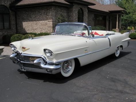 Cream Vintage Car, 1960 Cadillac Eldorado, 1956 Cadillac, Vintage Cadillac, 1960 Cadillac, 1950s Car, Good Looking Cars, Child Hood, Classic Cars Trucks Hot Rods