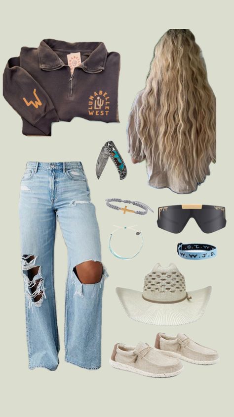 #outfitinspo #outfit #country #western #fitinspo #lilyruth1701 #fall Punchy Western Outfits, Everyday Outfits Fall, Punchy Outfits, Outfit Country, Casual Country Outfits, Simple Outfits For School, Southern Outfits, Country Style Outfits, Western Wear Outfits