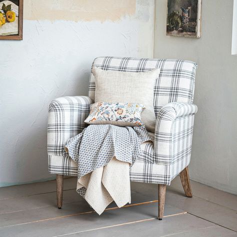 The perfect spot to unwind with a great book and a cup of tea! This plaid beauty just arrived and we absolutely love it! We are OPEN 11-5 pm and can’t wait to see you! . . . #newarrivals #chair #plaid #cozycorner #furniture #homedecor #homedecorstore #homefurnishings #homegoods #burnstn #fairviewtn #franklintn #clarksvilletn #shoplocalnashville #mossandemberstn #mossandembers Plaid Accent Chair, Patterned Upholstery, Farmhouse Armchair, Reading Spot, Upholstered Armchair, Classic Grey, Home Design Plan, Upholstered Arm Chair, Chaise Lounge Chair