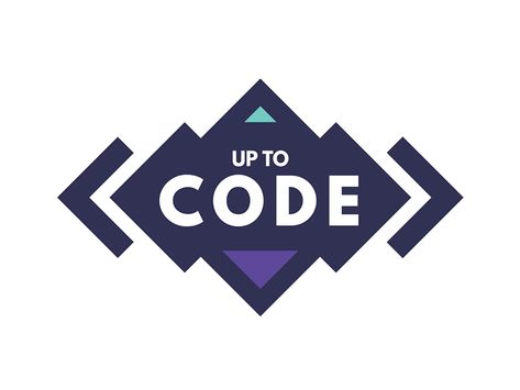 Up To Code - Hackathon Logo Concept by Dan Flynn on Dribbble Hackathon Logo, Security Robot, Logo Concept, Global Community, Creative Professional, Concept Design, Coding, ? Logo, Quick Saves