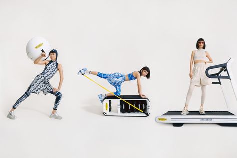 The Dior Vibe Pop-Up Stores feature the Dior and Technogym Limited Edition pieces Best Home Workout Equipment, Sportswear Collection, Dior Star, Home Workout Equipment, Walking Exercise, Olympic Athletes, Fitness Tools, Gym Wear, Physical Fitness