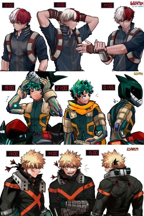 Timeskip Bakugo, Bakugo Outfit Ideas, Hot Deku Fanart, Mha Trio, Last Game Manga, The Big Three, Bakugo Katsuki Fanart Cute, Deku Boku No Hero, My Hero Academia 2