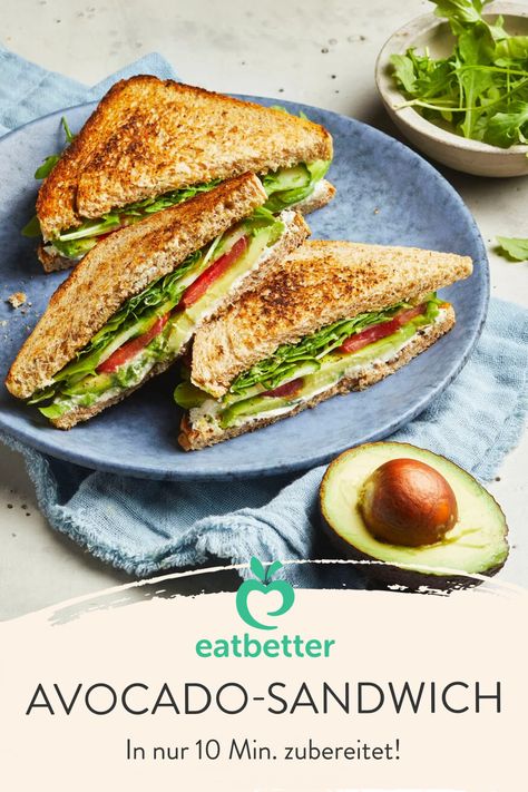 Avocado Sandwich Recipes, Avocado Snack, Avocado Sandwich, No Carb Recipes, Vegetarian Sandwich, Avocado Breakfast, Best Low Carb Recipes, Salty Foods, Crab Recipes