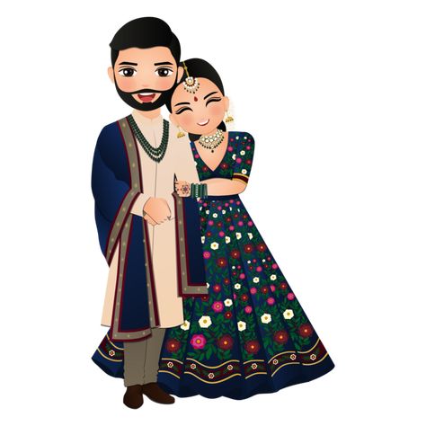 Dulha Dulhan Cartoon Images, Indian Couple Illustration Engagement, Indian Wedding Animation, Bride And Groom Cartoon Cute, Bride Groom Cartoon Couple, Engagement Caricature Couple, Wedding Couple Animation, Hindu Bride And Groom Cartoon, Wedding Animation Cartoon