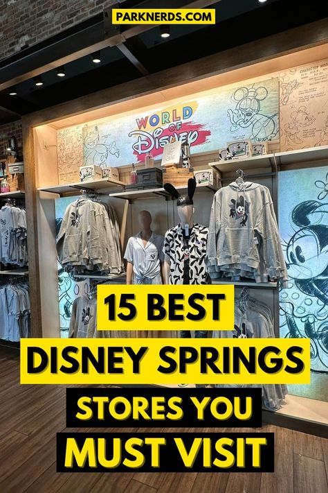 15 Disney Springs Stores You Must Visit Orlando Disney World, Disney Stores, Orlando Trip, Disney Shopping, Disney Souvenirs, Orlando Travel, Disney Orlando, Downtown Disney, Disney Shop