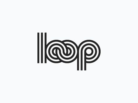 The Great Loop, Loop Logo Design, Twist Logo, Movement Logo, Loop Logo, Digital Painting Techniques, Loop Design, Studio Logo, Simple Logo