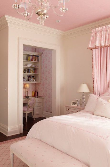 Pink Bedroom Design, Cute Bedroom Ideas, Pink Bedrooms, Princess Room, Pink Bedroom, Big Girl Rooms, Pink Room, Dream Rooms