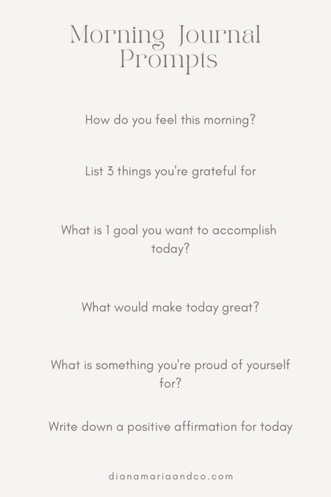 Mindfulness Journal Prompts, Morning Journal Prompts, Journal Inspiration Writing, Morning Journal, Healing Journaling, Daily Journal Prompts, Gratitude Journal Prompts, Morning Pages, Self Care Bullet Journal