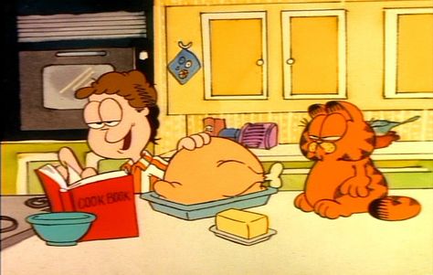 Holiday Film Reviews: Garfield's Thanksgiving Garfield Thanksgiving, Thanksgiving Movies For Kids, Best Thanksgiving Movies, Thanksgiving Movies, Turkey Cartoon, Garfield Images, Charlie Brown Thanksgiving, Thanksgiving Cartoon, Retro Thanksgiving