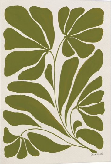 Plant Background Aesthetic Drawing, Organic Pattern Design Nature, 2024 Design Ideas, Tropical Leaf Illustration, Plants Graphic Design, Monstera Graphic, Paint Swatch Art, Green Mural, Organic Shapes Art