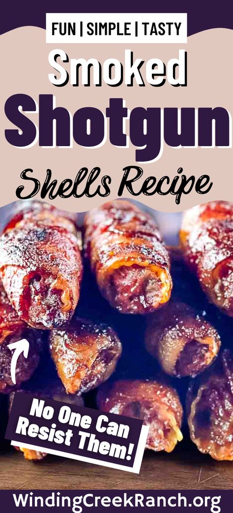 Take your grilling game up a notch with this easy smoked shotgun shells recipe! These delicious shells are perfectly seasoned and smoked, giving you the perfect backyard barbecue treat. With these easy step-by-step instructions, you can make these delicious treats in no time. So get the recipe, fire up your pellet smoker, and enjoy the flavorful and unforgettable experience of smoked shotgun shells! Shotgun Shell Recipe, Pellet Smoker Ideas, Electric Pellet Smoker Recipes, Smoked Meal Ideas, Manicotti Shotgun Shells Recipe, Smoked Pecans In Smoker, Bbq Shotgun Shells Recipe, Baked Shotgun Shells, Smoked Mushrooms