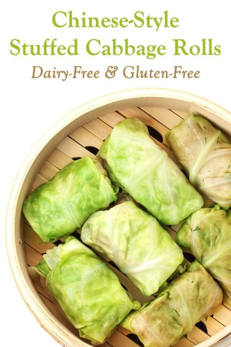 Dairy Free Cabbage Rolls, Stuffed Cabbage Rolls Vegan, Veggie Stuffed Cabbage Rolls, Chinese Cabbage Rolls, Chinese Cabbage Recipe, Cooking Cabbage, Mushroom Tartlets, Stuffed Cabbage Rolls Recipe, Cabbage Stuffed