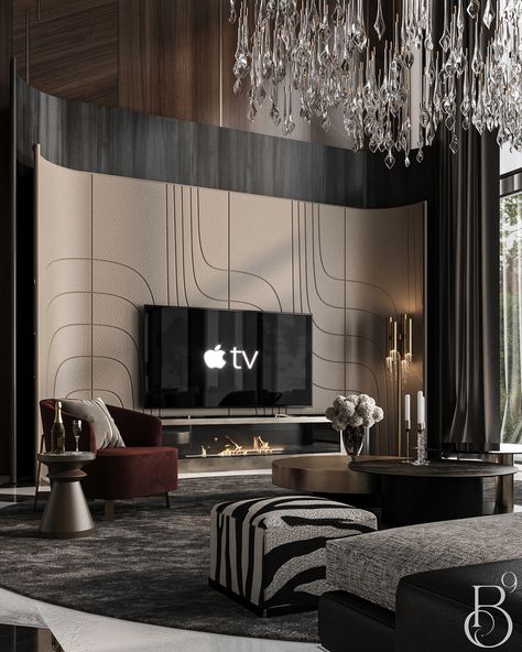 Luxury Tv Wall, Modern Tv Unit, Modern Tv Unit Designs, Drawing Room Design, Tv Unit Design Modern, Unit Interior Design, Tv Unit Interior, Tv Walls, Tv Unit Interior Design