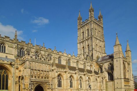 Gloucester Cathedral - Over 1,000 years of history Hollow Crown, Wolf Hall, Gloucester Cathedral, Queen Of Scots, Touring Caravan, Mary Queen Of Scots, 11th Century, The Monks, National Treasure