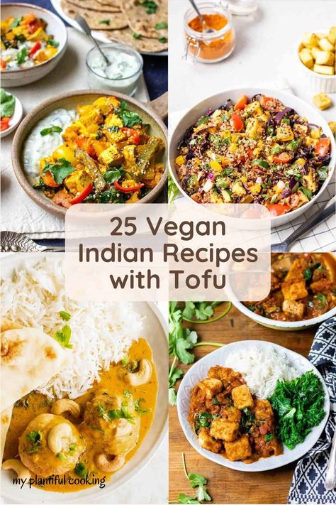 Here are 20 healthy and vegan Indian recipes using tofu! They are bold in flavor, delicious and super filling. Tofu Recipes Healthy Indian, Indian Tofu Recipes, Indian Tofu, Recipes Using Tofu, Vegan Indian Dishes, Indian Dinner Recipes, Vegan Indian Recipes, Quick Easy Vegan, Indian Dinner