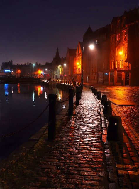 Beautiful colours in the early morning fog at the Shore, Leith. Edinburgh. Leith Edinburgh, Morning Fog, Edinburgh Scotland, Beautiful Colours, Early Morning, Edinburgh, Places To Travel, Beautiful Colors, Scotland