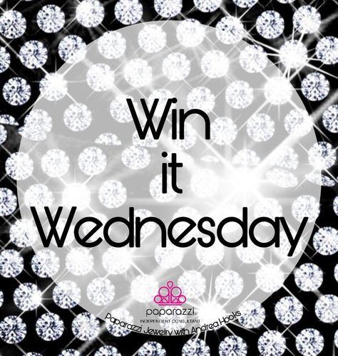 Win it Wednesday on my page! Paparazzi Jewelry with Andrea Hooks on Facebook! Tip Tuesday Paparazzi, Wear It Wednesday Paparazzi, Paparazzi Wear It Wednesday, Join My Team Paparazzi, Paparazzi Logo, Thanksgiving Dinner Outfit, Stylish Business Casual, Popular Ads, Engagement Quotes