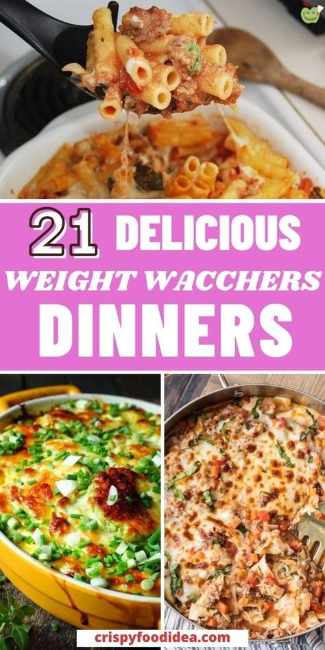 Here you get some delicious weight watchers dinner recipes that are best for dinner and for weight loss. Weight Watchers Food Points, Weight Watchers Meals Dinner, Weight Watchers Dinner, Weight Watchers Plan, Weight Watchers Meal Plans, Quick Healthy Dinner, Weight Watcher Dinners, Healthy Family Dinners, Weight Watchers Dinner Recipes