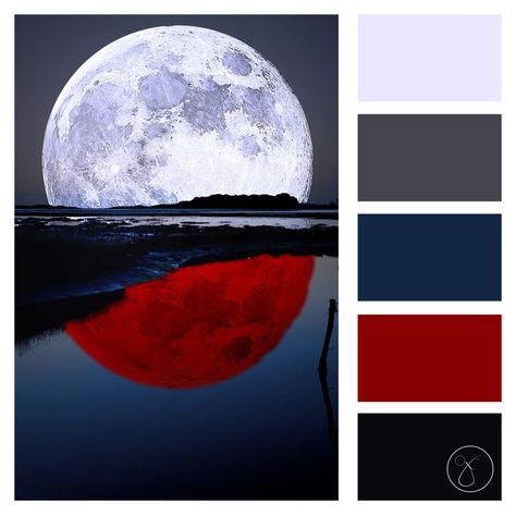 Red Navy Black Palette, Red Moon Color Palette, Black Grey Blue Red Color Palette, Colour Palette Red Black, Blue Red Color Scheme, Navy Blue And Red Color Palette, Moon Colour Palette, Powerful Color Palette, Dark Red Colour Palette