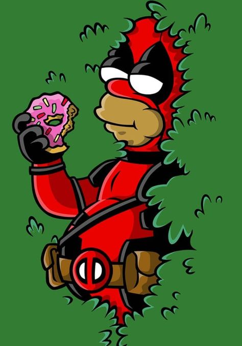 The Simpsons, Simpson Wallpaper Iphone, Deadpool Art, Simpsons Drawings, Simpsons Characters, Simpsons Art, Art Pins, Posca Art, Homer Simpson