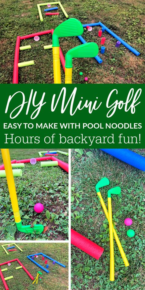 Backyard Golf Games, Diy Putt Putt Golf Course, Mini Golf Course Diy, Mini Golf Backyard, Diy Mini Golf, Golf Games For Kids, Outdoor Mini Golf, Mini Golf Party, Client Events