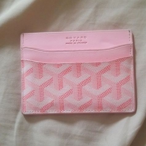 Goyard cardholder pink Pink Goyard Wallet, Pink Goyard Bag, Pink Goyard, Goyard Card Holder, Goyard Handbags, Goyard Wallet, Dream Bags, Goyard Bag, Jewelry Bags