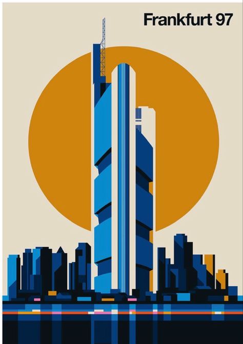 Art Deco Posters Illustrations, Art Deco City, Bo Lundberg, Compass Drawing, Art Interiors, Geometric Poster, Architecture Poster, Art Deco Posters, Cool Wallpapers Cartoon