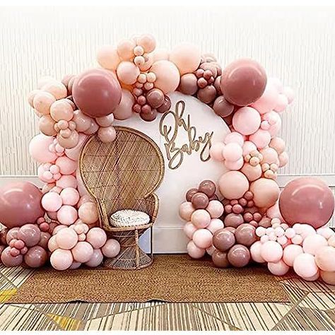 Blush Dusty Pink Balloon Garland Double Stuffed Baby Pink Balloon Latex Rose Pink Balloon Arch Kit Pastel Pink Balloon Set For Boho Wedding Baby Shower Princess Birthday Party Bridal Shower Decoration Pink Balloon Arch, Pink Balloon Garland, Princess Birthday Party Decorations, Balloon Arch Kit, Valentinstag Party, Baby Balloon, Pastel Balloons, Mini Balloons, Rose Gold Balloons